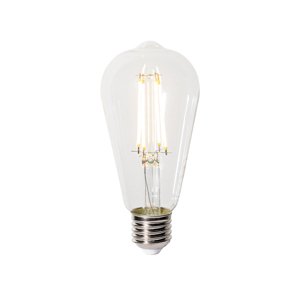 E27 3-stupňová stmívatelná LED žárovka ST64 čirá 6W 700 lm 2700K