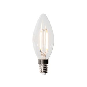 E14 stmívatelná LED žárovka B35 čirá 3W 250 lm 2200K