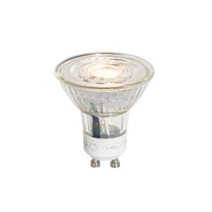 LED žárovky GU10 50 mm, 3stupňové stmívání v Kelvinech, jasné, 4,9 W, 450 lm, 2000–2700 K