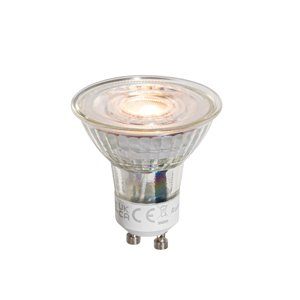 LED žárovky GU10 50 mm, jasné, 3 W, 250 lm, 2200 K
