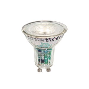 Chytré LED žárovky GU10 50 mm, jasné, 4,7 W, 345 lm, 2200–4000 K