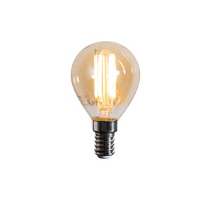 LED žárovky E14 G45 zlatá 2W 180lm 2100K