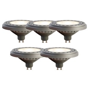 Sada 5 LED žárovek GU10 AR111 8W 750 lm 3000K