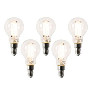 Sada 5 chytrých LED žárovek E14 P45 4,5W 470 lm 1800-4000K