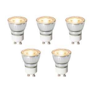 Sada 5 ks GU10 3-staps dimbaar LED lamp 3,5 cm 4W 271 lm 2700K