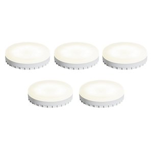 Sada 5 GX53 stmívatelných LED žárovek s teplým světlem 7W 750 lm 2700K-4000K