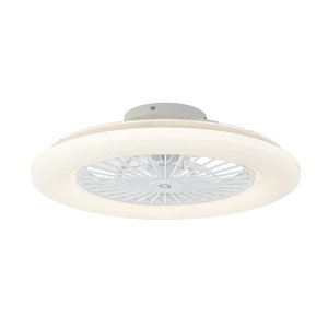 Stropní ventilátor bílý 50 cm s hvězdným efektem a dálkovým ovládáním - Climo