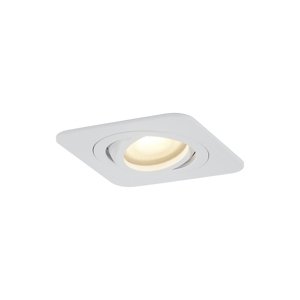 Kulaté zapuštěné bodové svítidlo bílé GU10 50mm otočné a naklápěcí IP44 - Alberto