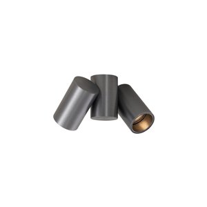 Designové zapuštěné bodové svítidlo antracitově šedé GU10 50 mm 2-světlo výklopné - Michael