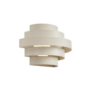 Moderní nástěnné svítidlo béžové vč. LED s 3-stupňovým stmíváním - Lines