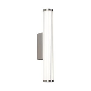 Retro nástěnná lampa Gunmetal 40cm vč. LED IP44 - Coco