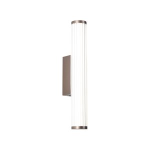 Retro nástěnná lampa bronzová 40 cm vč. LED IP44 - Coco