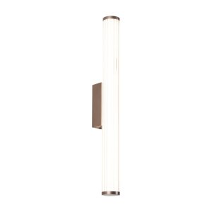 Retro nástěnná lampa bronzová 60cm vč. LED IP44 - Coco
