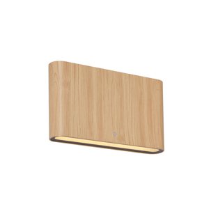 Skandinávská venkovní nástěnná lampa dřevo 17,5 cm vč. LED IP65 - Batt