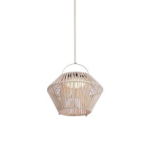 Bohemian stolní lampa béžová vč. LED 3-stupňové stmívatelné IP54 solární dobíjecí - Duco